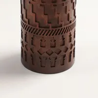 Mini Quemador de Incienso de Metal Elegante, Portátil y de Lujo, para Fragancias de Sándalo, Ámbar, Té, Lavanda Árabe y Benjoa