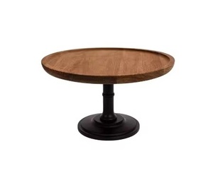 Nuevo estilo soporte para pasteles dos niveles pantallas de madera bodas fiestas de Navidad soporte decorativo para pasteles postre variedades soporte de exhibición - Product Image 3