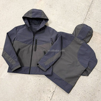 Vestes coupe-vent en nylon imperméables à fermeture éclair pour hommes, design personnalisé, manteau de haute qualité, veste coupe-vent en nylon pour l'extérieur