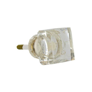 Más vendidos 2025 Muebles Cocina Tiradores de cajón de cristal Tiradores de puerta de vidrio Perillas Tornillos Perilla de gabinete de cajón - Product Image 5