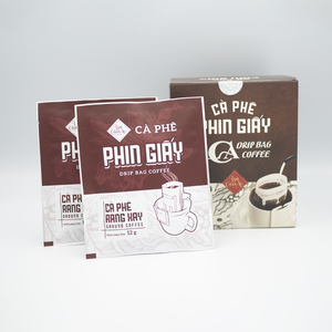 Competitive Price Lam Chan Au Dark Roast Caffeinated Ground Coffee ISO/HACCP Certified Box Packaging Ear Hanging Filter Drip Bag - Product Image 1