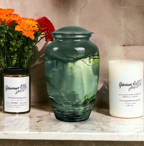 โกศบรรจุอัฐิสำหรับผู้ใหญ่แบบอเมริกันและยุโรป ทนทาน เป็นมิตรกับสิ่งแวดล้อม ความจุ 220 คิวบิกอินช์ พร้อมดีไซน์ที่ปรับแต่งได้ - Product Image 4