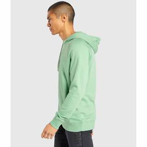 เสื้อฮู้ดผู้ชายแนวสตรีทผ้าฟลีซผ้าฝ้าย100% ระบายอากาศได้ดีปรับแต่งได้แนวสตรีทแต่งสีพื้นสำหรับฤดูใบไม้ร่วง - Product Image 3