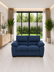 Sofá de Lujo Chicago 321 Azul Marino de Emerald para Oficina, Casa, Villa, Hotel, Salón, Fabricante de Sofás, Tela Personalizada, Cuero PU, Moderno - Product Image 5