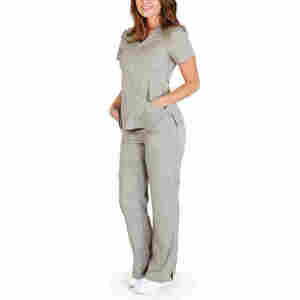 Tenue d'hôpital pour femmes, uniforme, fabricant OEM ODM, tissu durable, haut et pantalon, approvisionnement en gros pour l'exportation - Product Image 3