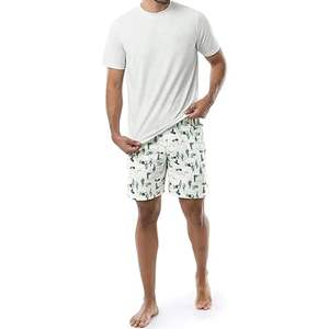 Ensemble de short d'été en coton personnalisé de qualité supérieure pour hommes Ensembles grande taille respirants et à quantité minimale de commande bas pour hommes - Product Image 1