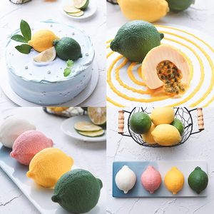 Molde de jabón de silicona de limón 3D para <span class=keywords><strong>hacer</strong></span> jabón <span class=keywords><strong>casero</strong></span> Lima silicona Chocolate Mousse pastel pastelería hornear - Product Image 6