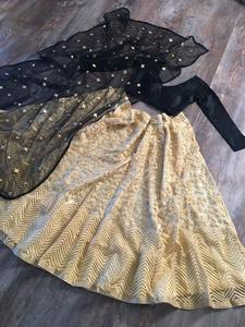 De moda nueva llegada de tela neta Lehenga Choli con Dupatta de moda de las mujeres del mundo exportador de la India - Product Image 5