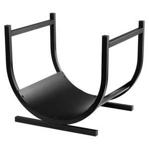 Porte-bûches en métal Durable et résistant à la rouille Parfait pour le stockage du bois de chauffage Utilisation intérieure et extérieure Design moderne - Product Image 5