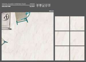 กระเบื้องพอร์ซเลนเคลือบผิวทันสมัยสำหรับห้างสรรพสินค้าและวิลล่า ขนาด 600x600 มม. รุ่น WIN 38 - Product Image 2