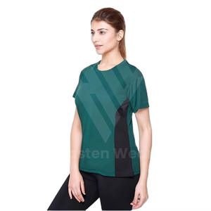 Camisetas Deportivas Vintage de Cuello Redondo para Mujer, Manga Corta, Venta al por Mayor, Ropa de Verano Informal, Camisetas Personalizables - Product Image 2