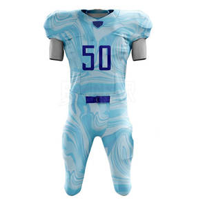 Uniforme de football américain de qualité supérieure avec des couleurs et des logos personnalisés en matériau respirant adapté aux équipes et aux clubs - Product Image 1