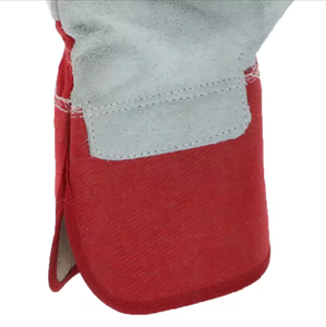 Men's XL Size Economical Cow Split Leather Work <b>Gloves</b> Industrial Waterproof Anti-Slip Construction Gardening Safety Protection - Product Image 2