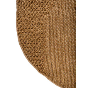 พรมทอสีแดงและสีส้มแบบเรียบจาก Nomadic Threads ทำจากปอกระเจาและป่าน สำหรับตกแต่งบ้าน รุ่น PDJT-805 - Product Image 4