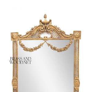 Espejo de Pared con Marco de Latón Clásico de Lujo - Product Image 3