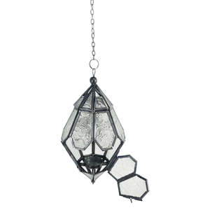 Lanterne suspendue en métal marocain de haute qualité pour les décorations de maison du Ramadan Eid au tarif de gros - Product Image 3