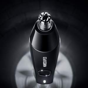 Tondeuse électrique pour le corps et les poils pubiens avec lame en céramique pour le nez et les oreilles, trousse de toilette incluse - Product Image 1