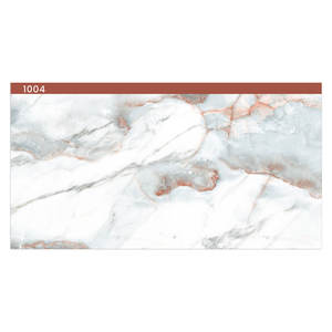 Azulejos de suelo de porcelana esmaltada Digital de última colección de alto diseño 600x1200 Interior brillante mate hecho mármol indio - Product Image 2