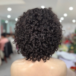 Perruque bouclée vietnamienne à prix de gros, cheveux humains bruts, fournisseur de cheveux humains vierges, extensions de cheveux humains 2025 - Product Image 6