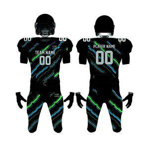 2024 uniformes de fútbol americano personalizados, juego de sublimación elegante con jerséis personalizados bordados totalmente personalizables - Product Image 4