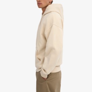 Nouveau design personnalisé de haute qualité poids lourd bouffant impression hommes 100% coton broderie fermeture éclair hiver sweats à capuche surdimensionnés pour hommes - Product Image 3