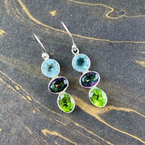 ต่างหูแฟชั่นหลายหิน-5.1กรัม - Product Image 1