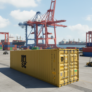 Conteneur maritime ISO sec de 40 pieds High Cube certifié CSC pour la protection de l'environnement, logistique mondiale, vente à bas prix, résistant aux intempéries - Product Image 1