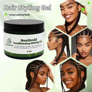 Cire pour cheveux à base de plantes sans alcool de 8 oz pour femmes, tenue forte pour les tresses, les locs et les cheveux bouclés, convient aux cheveux secs - Product Image 4