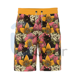 Pantalones cortos de gimnasio de poliéster informales para hombre de alta calidad, último diseño, estampado personalizado, patrón sólido para Fitness, Yoga, correr, uso Atlético - Product Image 3