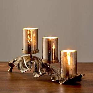 Bougeoir noir moderne Candélabres en métal Bougeoir pour centre de table de mariage Décoration Bougeoir personnalisé - Product Image 6