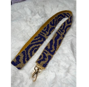 Sangle de sac en perles bohème chic avec un savoir-faire artisanal conçue pour s'adapter aux sacs bandoulière, aux sacs fourre-tout et aux sacs à main - Product Image 1