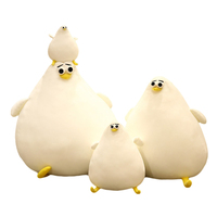 Peluche mouette blanche jouets en peluche gros oiseau de mer Animal jouets en peluche gros gros poupée en peluche oiseau de mer