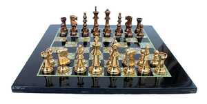 Jeu d'échecs en bois de luxe fait à la main avec planche pliante et pièces Staunton sculptées pour joueurs professionnels et débutants - Product Image 5