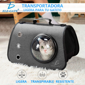 Zaino Trasportino Portatile per Animali Domestici in Tessuto Oxford, Traspirante, con Fantasia a Tinta Unita, per Cani, Ideale per Viaggi - Product Image 3