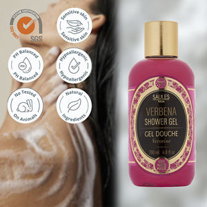 Gel de ducha artesanal premium de verbena con aceites esenciales, ecológico, producción en la UE para venta al por mayor y marca privada - Product Image 2