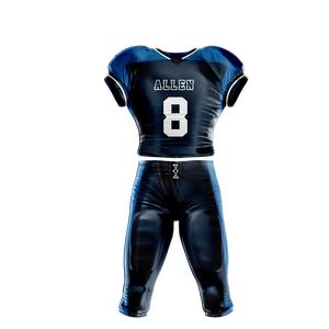 Uniforme de fútbol americano cómodo de alta calidad, diseño personalizado, conjunto de Jersey y pantalones cortos transpirables, conjuntos elegantes - Product Image 1