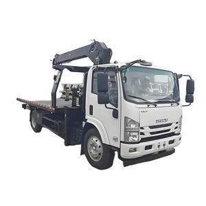 Grúa de Remolque de 4 Toneladas 4*2 Isuzu Diésel, Camión Portacoches con Grúa de 2 Toneladas y 3.2 Toneladas para Rescate en Carretera - Product Image 1