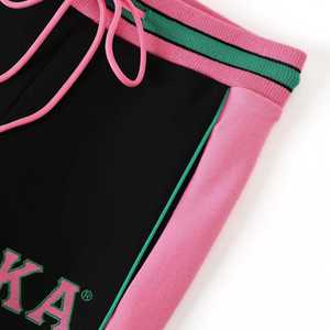 Pantalones Deportivos AKA Black Air Tech Fleece para Mujer, con Rayas Rosas, Joggers Atléticos de Primera Calidad, Ajuste Cómodo - Product Image 6