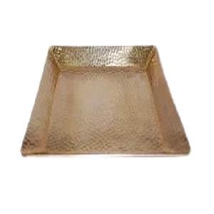 Plateau de service alimentaire rond de taille personnalisée avec une qualité exclusive en cuivre, plateau de service pour dattes et en-cas pour l'hôtellerie - Product Image 6