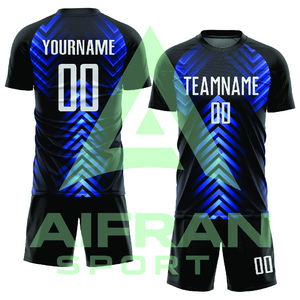 Uniforme de Fútbol Personalizado al por Mayor Aifran - Equipación de Fútbol de Poliéster Premium con Pantalones Cortos - Product Image 3