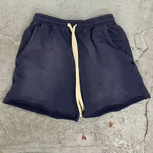 Vente en gros de shorts 100% coton délavés à l'acide vintage de haute qualité dernière conception personnalisée pour hommes vente en gros de shorts de décoloration au soleil confortables - Product Image 3