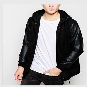 เสื้อมีฮู้ดแบบสวมหัวแขนหนังมีซิปสำหรับผู้ชายเสื้อสไตล์สตรีทแวร์ระบายอากาศได้ดีมีฮู้ดสำหรับฤดูหนาวสินค้ามาใหม่2025ตามสั่ง - Product Image 6