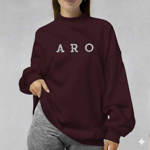 Suéter Casual de Invierno para Mujer, Cómodo, Holgado, de Manga Larga, Cuello Alto Simulado, Tejido de Punto, Ajuste Relajado, Estilo Minimalista para Uso Diario - Product Image 4