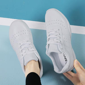 Zapatillas Deportivas Blancas para Mujer, Transpirables, con Suela Plana de PU, para Baile, Atletismo, Tenis y Jazz - Product Image 3