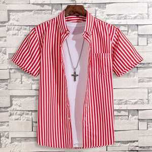 Camisa Casual de Negocios de Manga Corta para Hombre OEM/ODM, Antiarrugas, Secado Rápido, Diseño Sólido, Poliéster/Algodón, Fabricante BD - Product Image 6