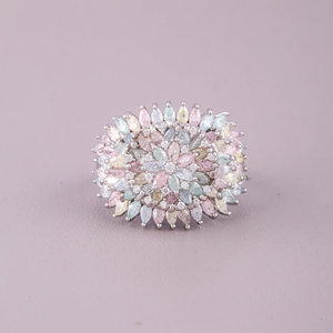 Anillo de compromiso de lujo para mujer, Plata de Ley 925 con diamante de zafiro sólido, joyería de moda clásica colorida, certificado IGI - Product Image 1