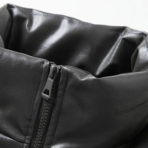 Custom Polyester Winter Puffer <b>Bubble</b> Jacket for Man Wholesale Zipper Pocket <b>Bubble</b> <b>Coat</b> Warm Plus Size Stand Casual Woven Dyed - Product Image 3