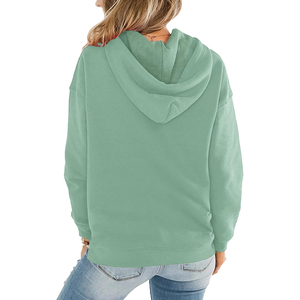 Premium Womens Hoodie <b>Dress</b> Long Sleeve Pullover Oversized Cotton Hoodie Custom Casual Hoodie Winter Wear Wholesale - Product Image 2