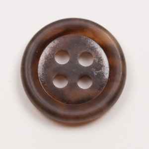 Real Buffalo Horn Handmade Animal Style <b>Buttons</b> Black Coffee 4-Holes High-Grade Men's <b>Suit</b> <b>Buttons</b> Wholesale - Product Image 4