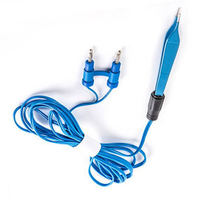 Pince bipolaire Adson de vente chaude avec câble en acier inoxydable et pince en plastique Source d'alimentation électrique pince stérile non stérile - Product Image 3